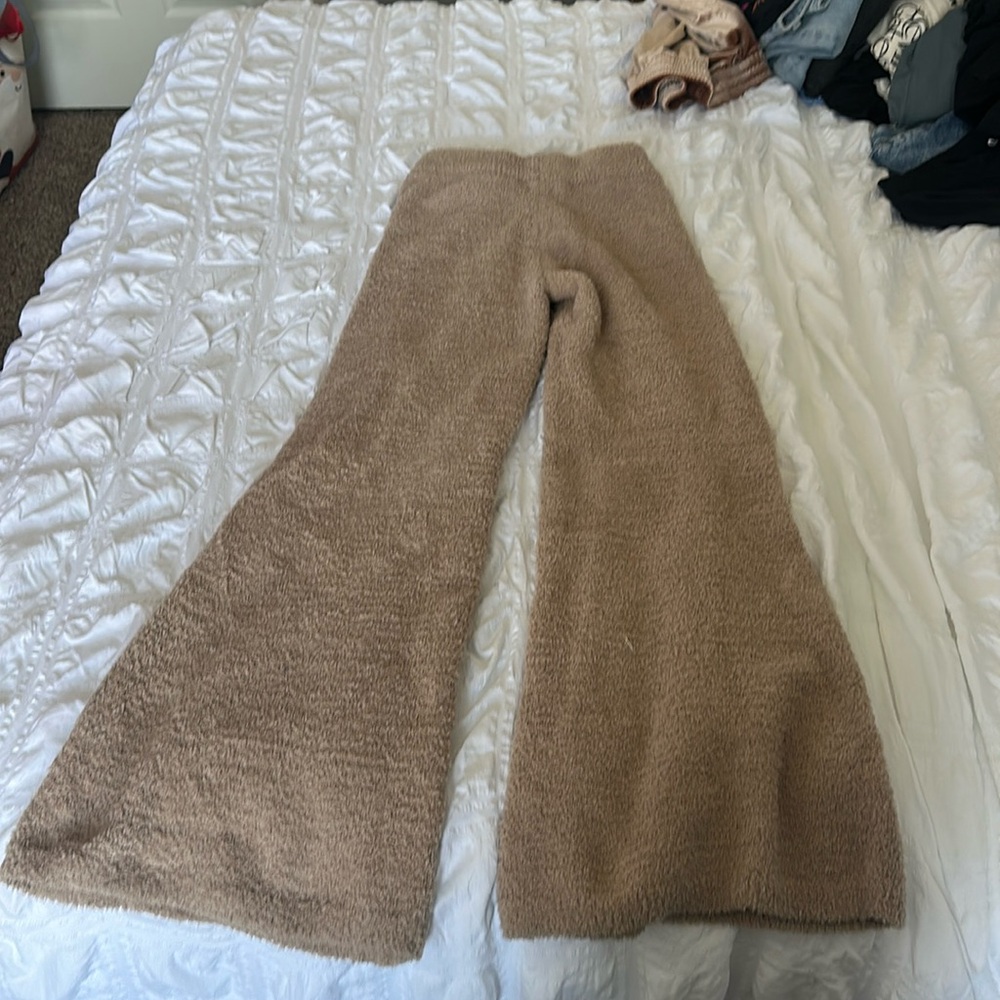 fuzzy pants size s
